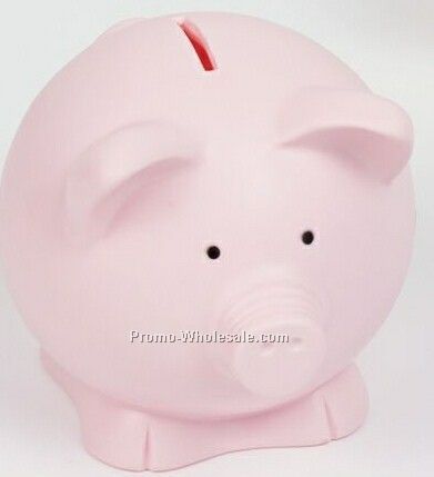 Contemporary Pig Bank (Pink)