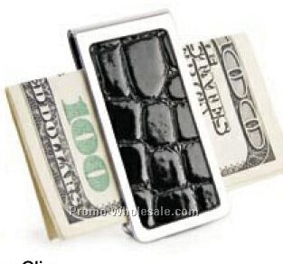 Croco Money Clip