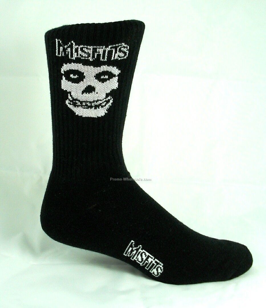 Custom-woven Bamboo Sport Sock - Crew