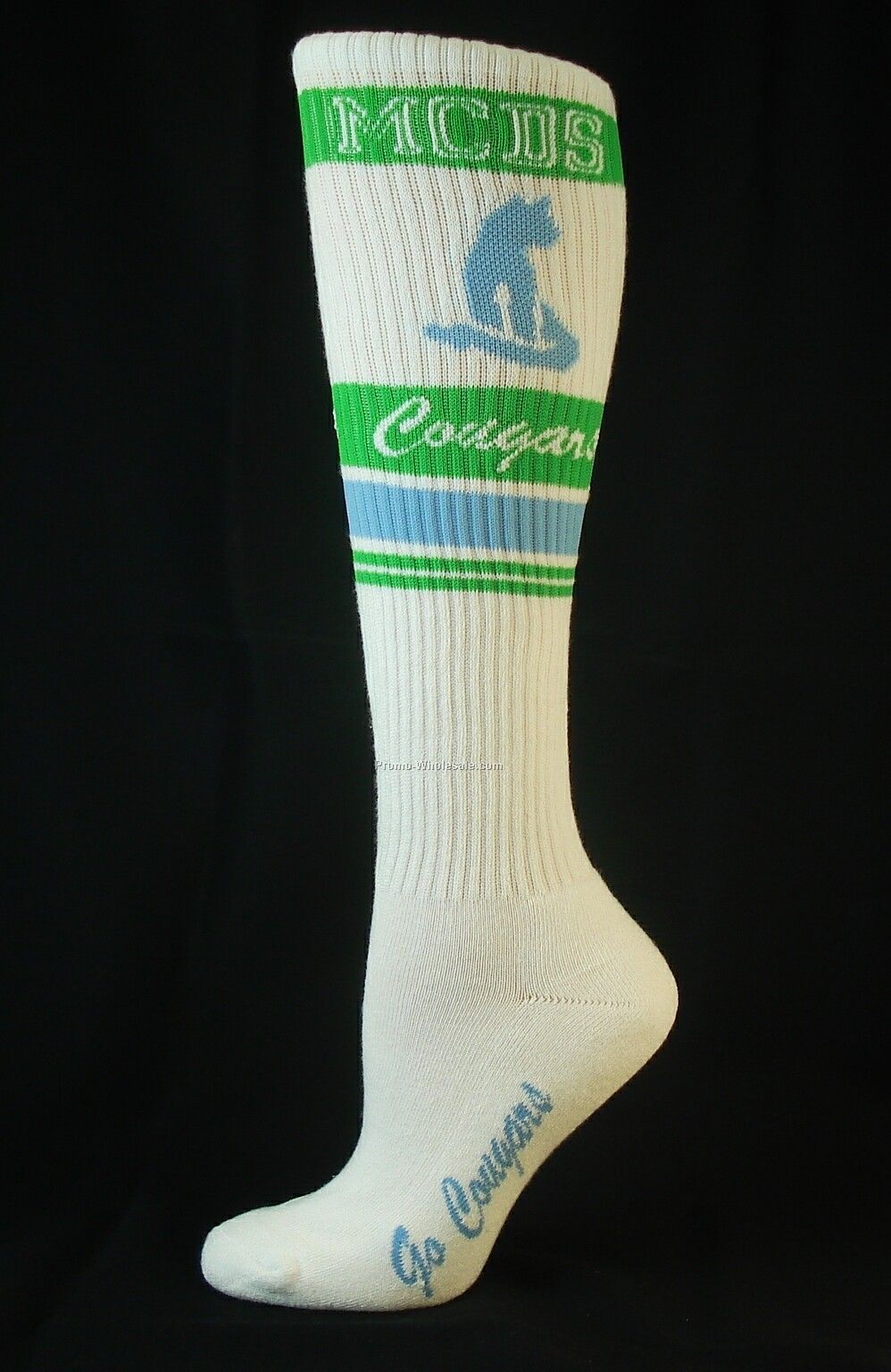 Custom-woven Merino Wool Knee-high Sport Sock