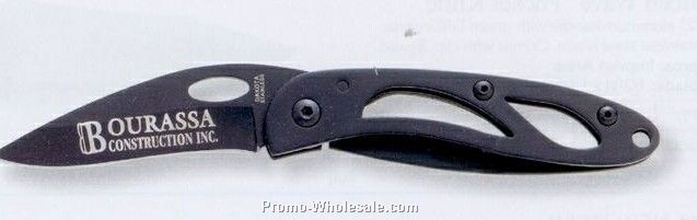 Dakota "black Skeleton" Pocket Knife