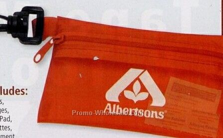 Doctor's Kit #2 W/ Ibuprofen Packet 4 7/8"x2 3/4"(Vinyl Zipper Pouch)