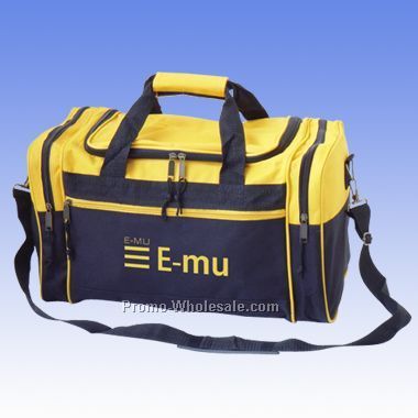 Duffel Bag (Black W/ Yellow Trim)