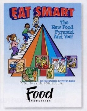 Eat Smart: The New Food Pyramid And You Activity Book (English)