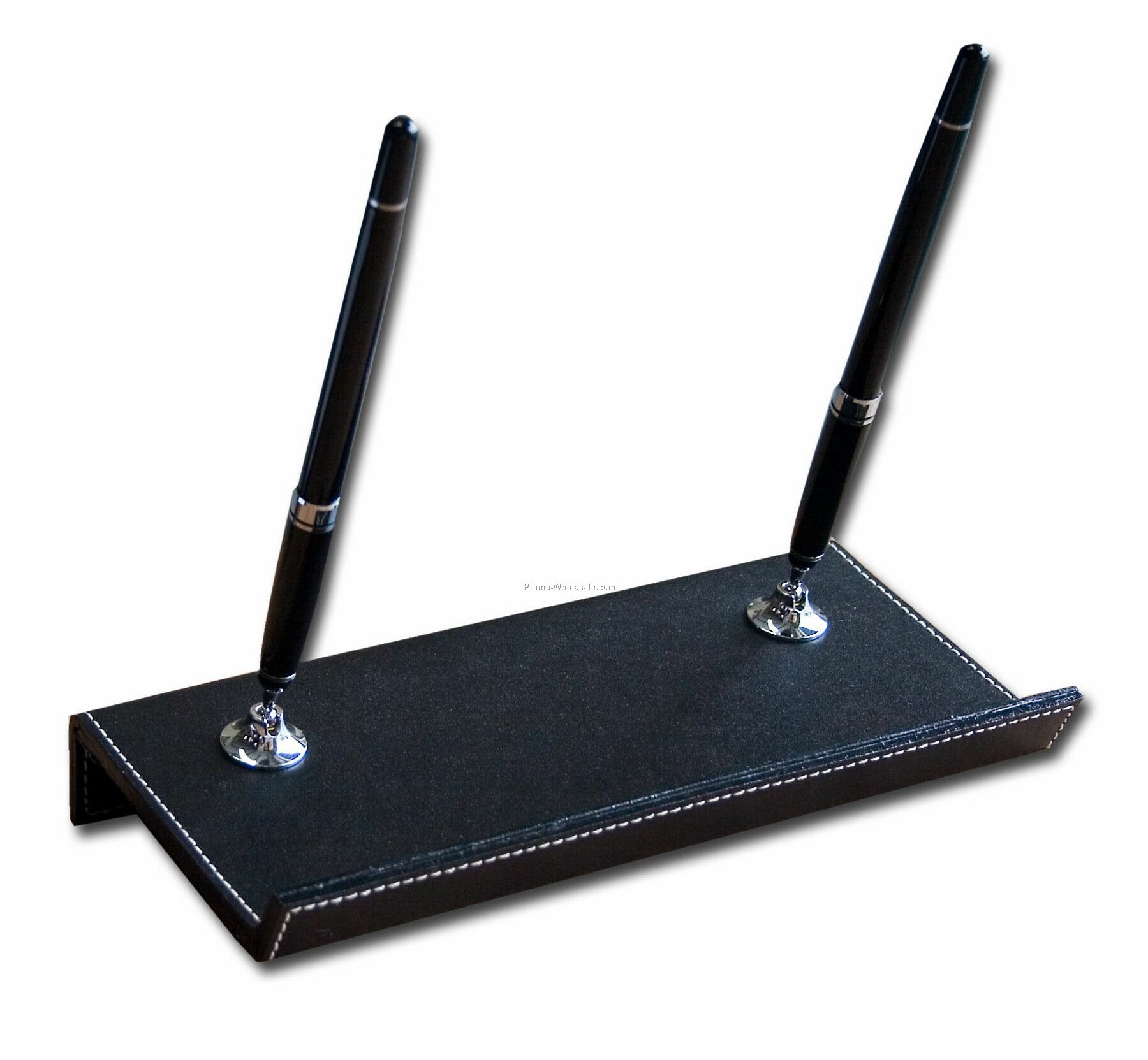 Eco-friendly Leather Double Pen Stand