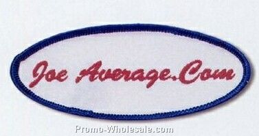 Embroidered Patches With 50% Coverage (3-1/2")