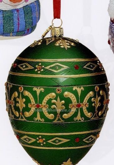 European Blown Glass Ornament Collection/ Ravello Egg