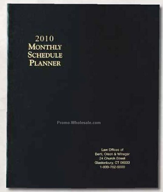 Executive Collection Monthly Schedule Planner