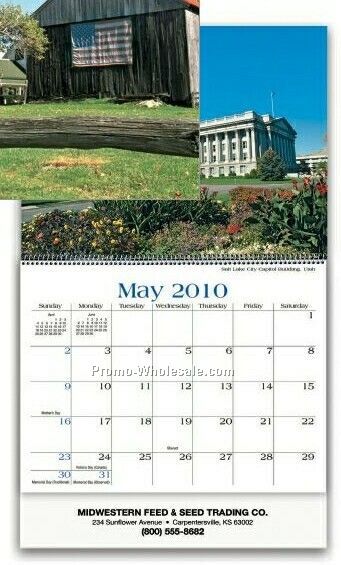 Executive Wall Calendar (American Scenes)
