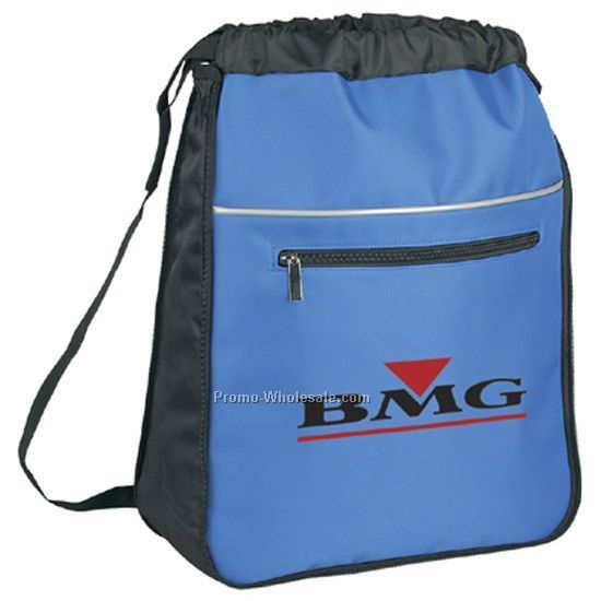 Expandable Drawstring Backpack