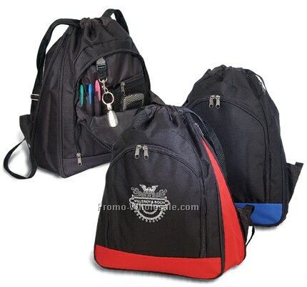 Expandable Drawstring Backpack
