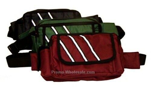 Fanny Pack W/ Side Cell Phone Pocket (14"x5-3/4"x2")