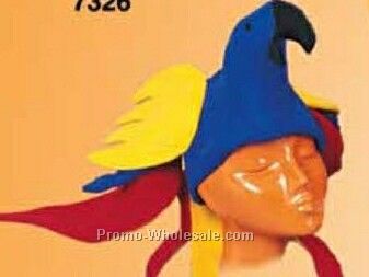 Felt Parrot Hat (One Size Fit Most)