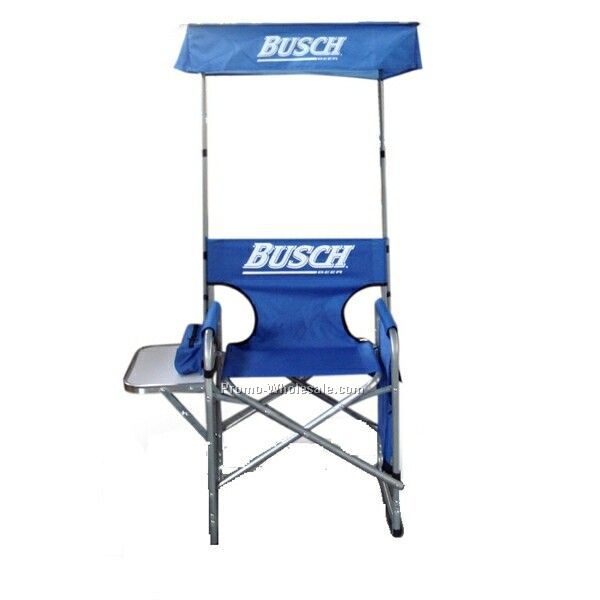 Fishing Chair With Canopy & Side Table