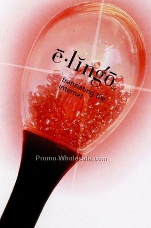Flash Cha Cha Maraca W/ Red Pulsing LED