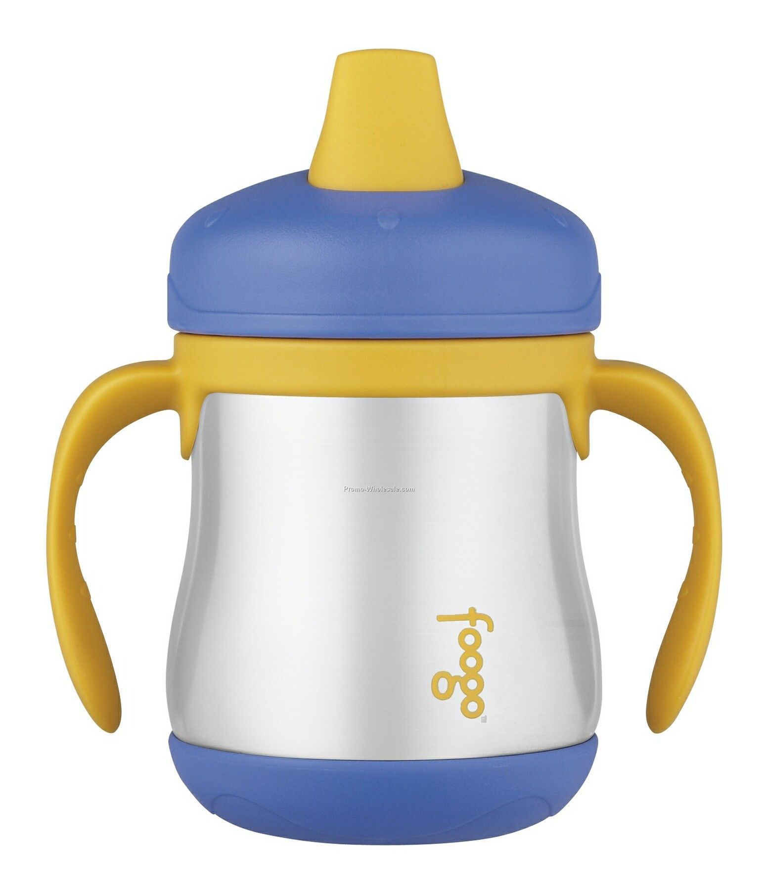 Foogo 7 Oz. Leak Proof Sippy Cup W/ Handles- Blue