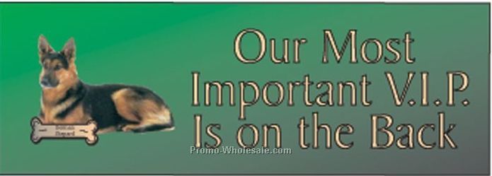 German Shepherd Panoramic Photo Hand Mirror