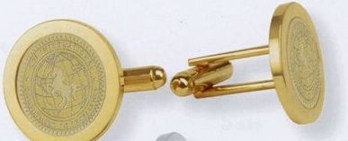 Gold Plated Cuff Links