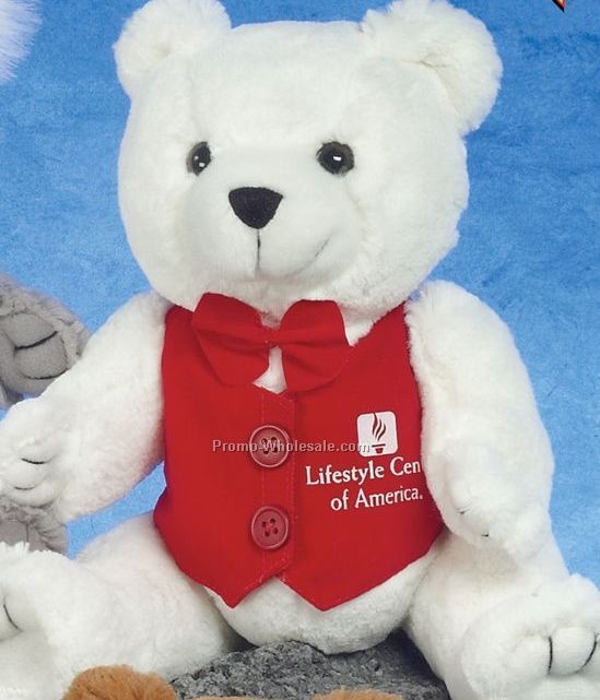 Good Buy Bears Stuffed White Bear (12")