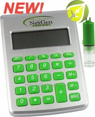 Green H2o Powered Calculator