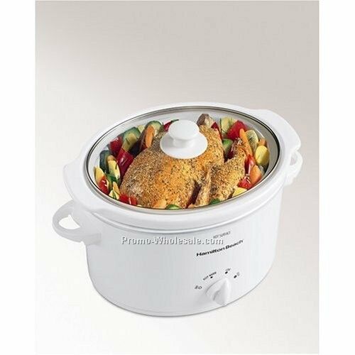 Hamilton Beach 3 Quart Oval Slow Cooker, Case