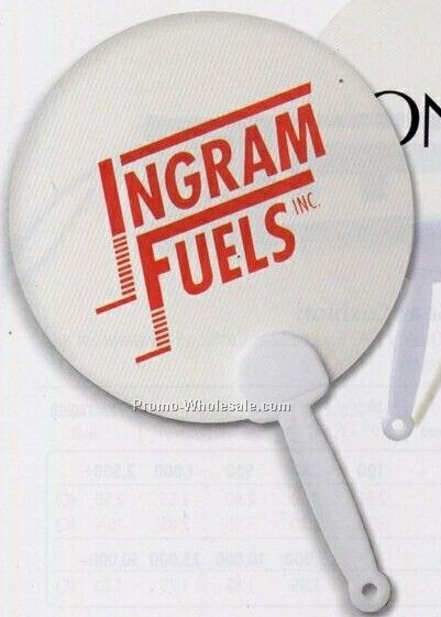Handle Transparent Hand Fan 6 1/2"x3 3/4" (5 Days Service)