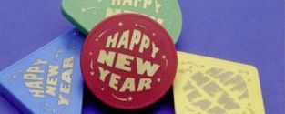 Happy New Year Assorted Plastic Noisemakers