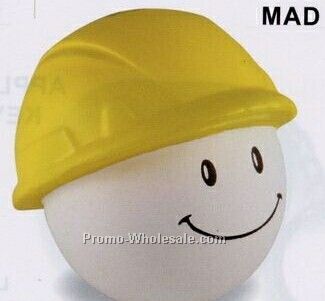 Hard Hat Mad Cap Squeeze Toy