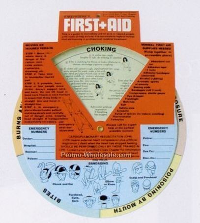 Health Guide Wheel - Emergency First Aid