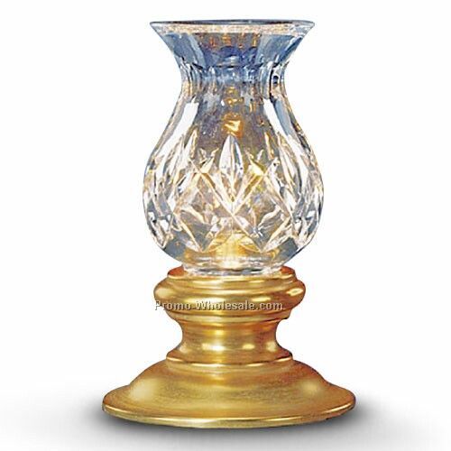 Honey Brass Hamden Hurricane Lamp