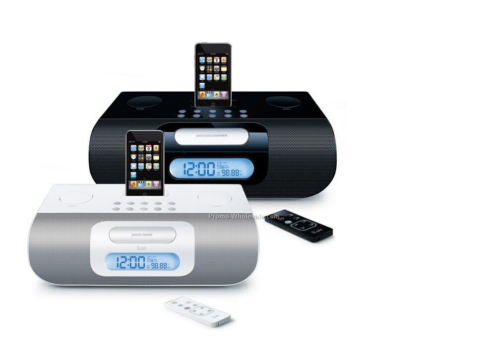 Iluv Ipod Alarm Clock Audio System - Blk