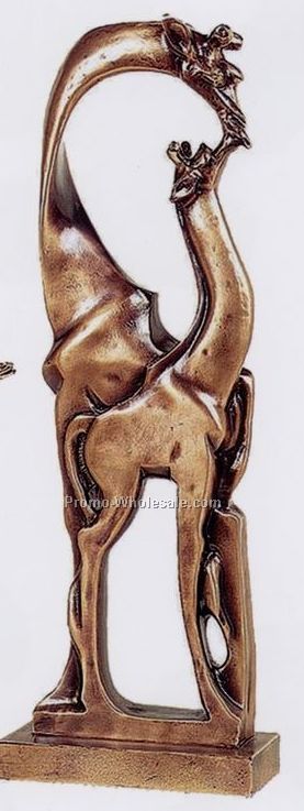 Kissing Giraffe Figurine (6"x18")
