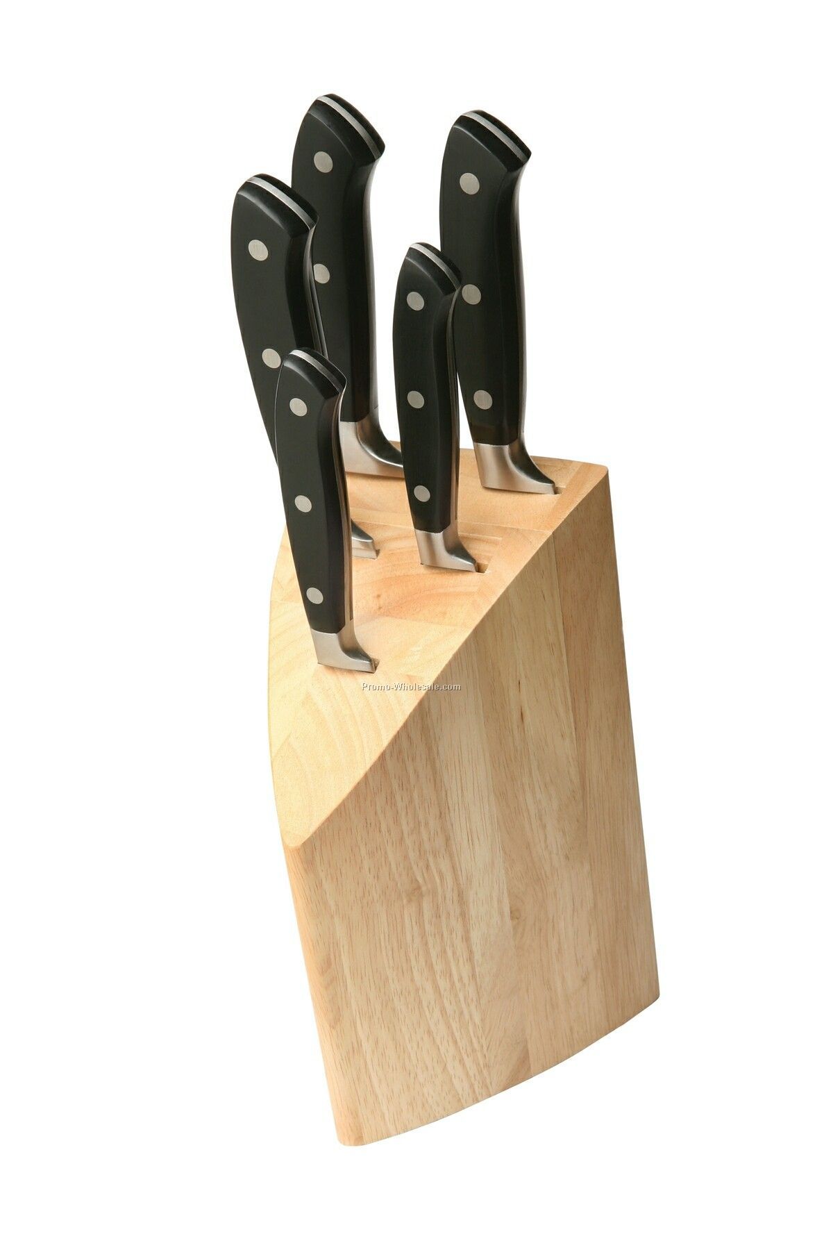 Knife Set With Wooden Stand