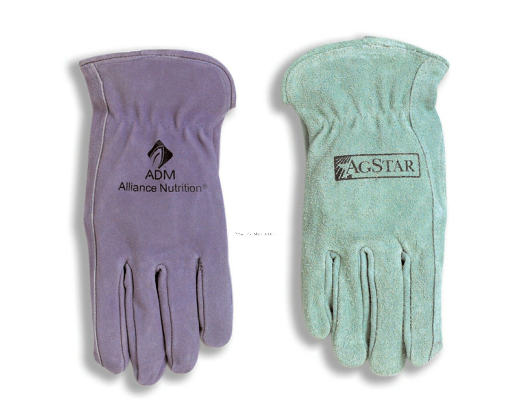Ladies Split Leather Cowhide Glove With Keystone Thumb (M, L)