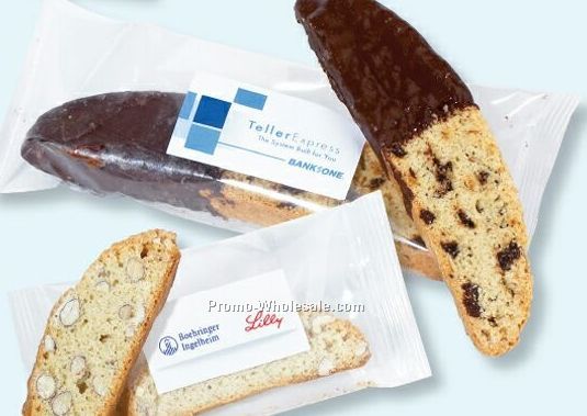Large Chocolate Dipped Biscotti