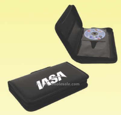 Leatherette CD Holder (48 CD Capacity)