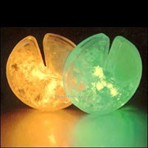 Light Up Lemon Slice Ice Cube - Yellow