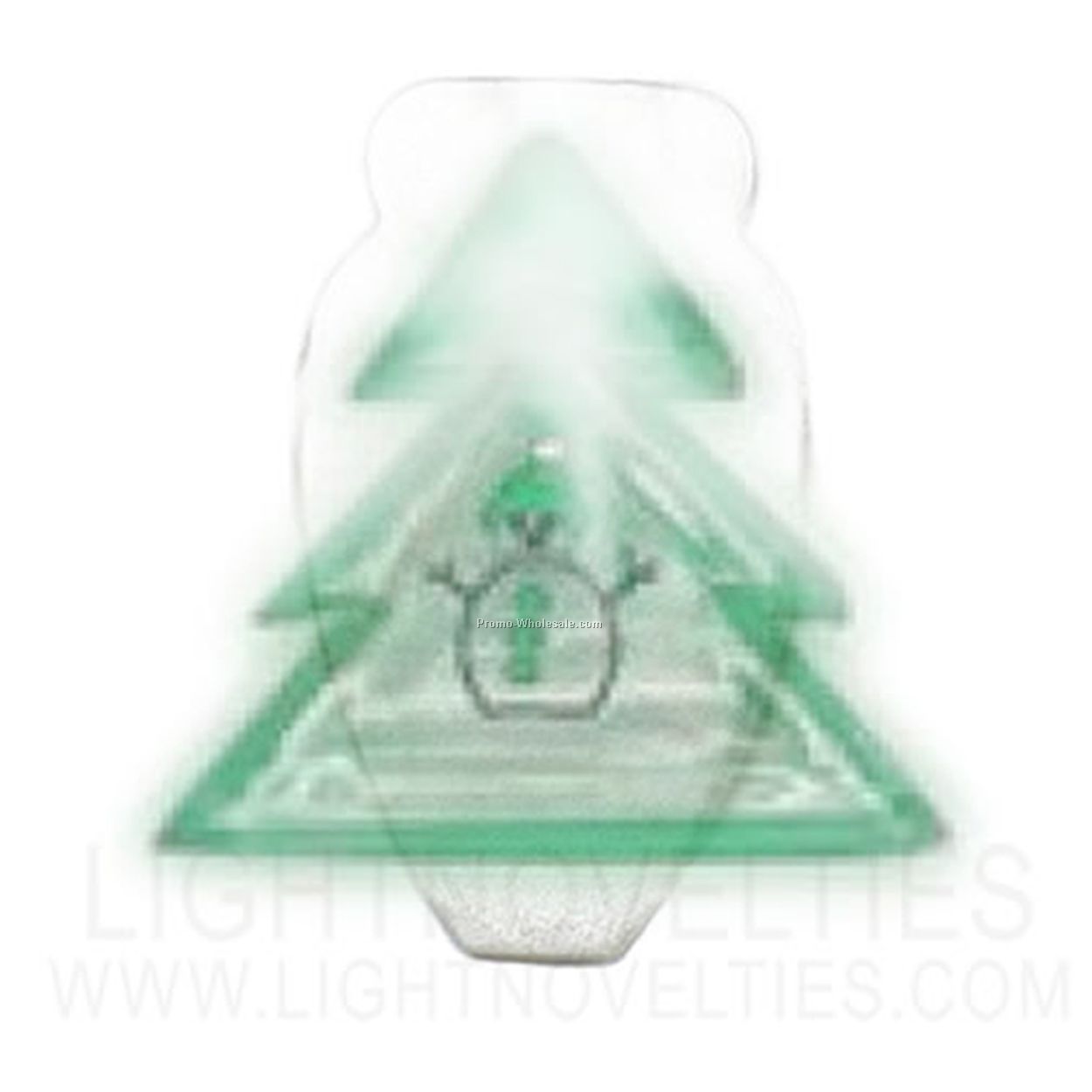 Light Up Note Holder - Tree (White Led)