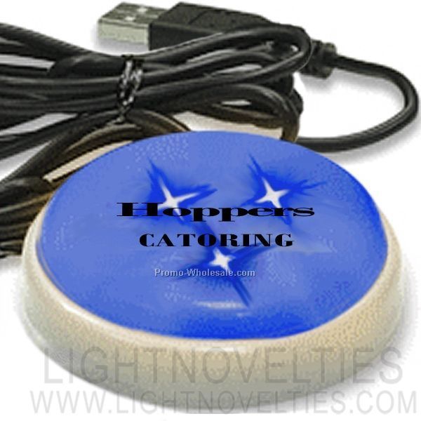 Light Up USB Button (Blue)