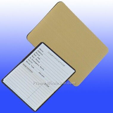 Magnetic Metallic Gold Business Card Address Book