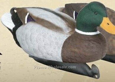 Magnum Mallard Duck Decoy W/ Weighted Keel - 4 Drake & 2 Hen