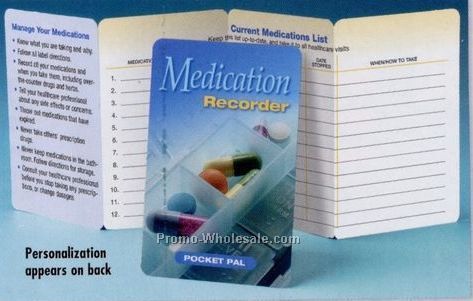 Medication Recorder Pocket Pal (Spanish) Brochure