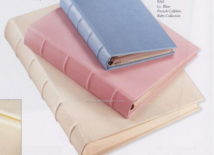 Medium Bound Album Wedding & Baby Collection W/ Genuine Leather Cover