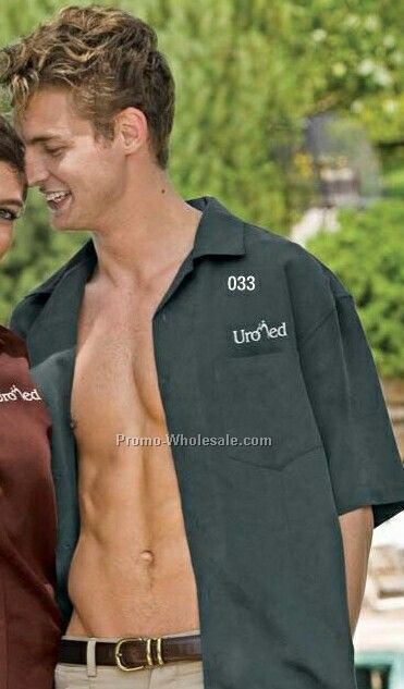 Men's Short Sleeve Bermuda Camp Shirt (S-xl)