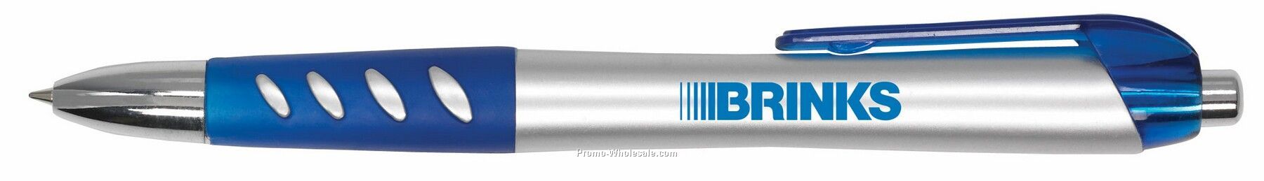 Mercury Sleek Barrel Pen With Vented Rubber Grip - Next Day