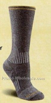 Merino Wool Steel-toe Boot Sock (S-l) - Rope Brown