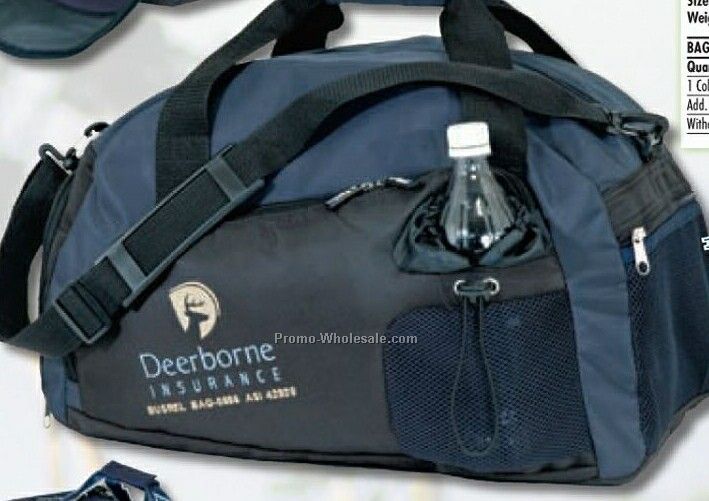 Microfiber Duffle Bag W/ 600d Polyester/Pvc Base