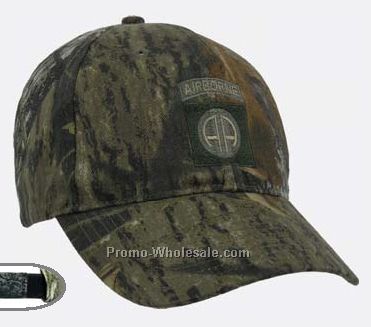 Mossy Oak 6 Panel Camouflage Cap (Blank)