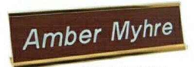 Name Plate Insert - 2"x8"x1/16