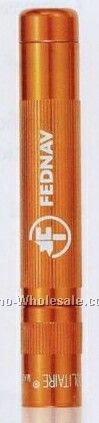 Orange Mag-lite Solitaire Flashlight